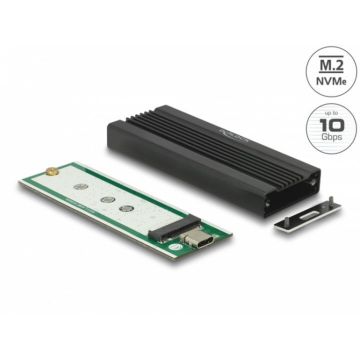 Delock Carcasa externa Delock, pentru M.2 NVMe PCIe SSD, USB-C 3.2 Gen 2, 10 Gbps