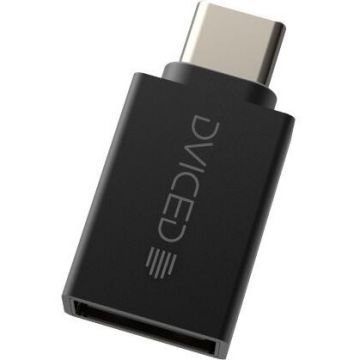 Dviced Adaptor Dviced DV300004, USB Type-C la USB-A, 10 Gbps, Negru