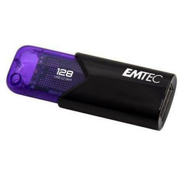 EMTEC Memorie Usb  128GB Emetec B110 Click Easy (Violett) USB 3.2 (20MB/s)