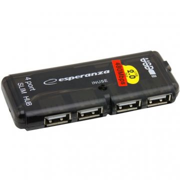 ESPERANZA Hub USB, Esperanza,, EA112, USB 2.0, 4 porturi