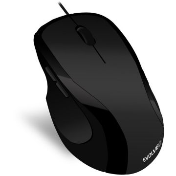 Evolveo Evolveo Laserwire ML-507B, mouse laser, USB, Negru