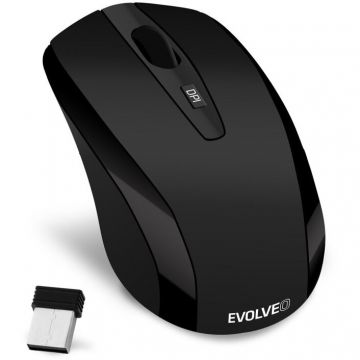 Evolveo Evolveo WML-306B wireless laser mouse, Negru