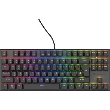 Genesis Tastatura gaming, Genesis, Thor 303 TKL RGB, Negru