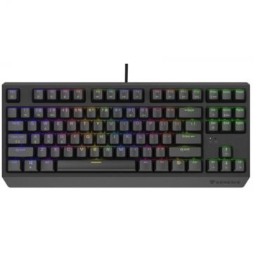Genesis Tastatură mecanică Genesis - Thor 230 TKL, Outemu Red, RGB, negru