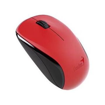 genius Mouse Optic Genius NX-7000, Pentru PC sau Notebook, 2.4GHz, 1200 dpi, 3 butoane, Wireless, Rosu