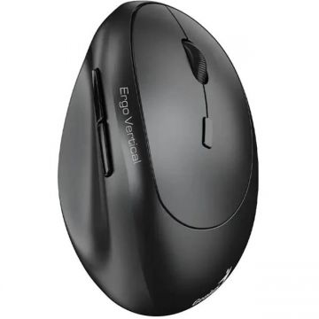 genius Mouse wireless, Genius Ergo 8350S, optic, 2400 dpi, 6 butoane, gri inchis