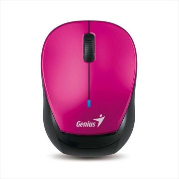 genius MOUSE wireless Genius, Micro Traveler 9000R, PC sau NB,  2.4GHz, infrarosu, 1200 dpi, butoane-scroll 3-1, Roz, 31030020400