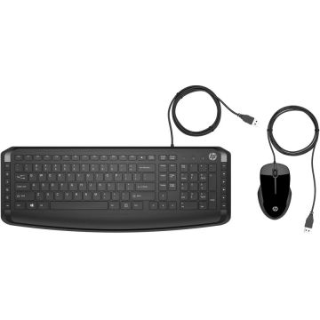 HP Kit Tastatura + Mouse HP Pavilion 200, USB, Negru