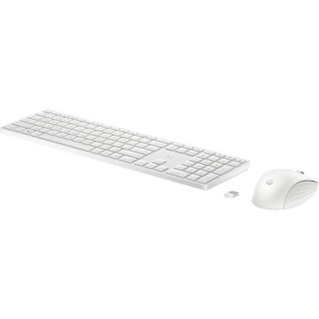 HP Kit Tastatura + Mouse wireless HP 650, Alb