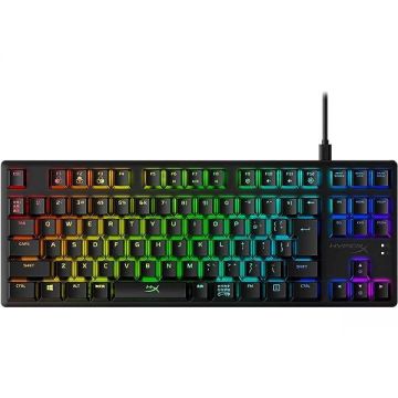 HP Tastatura mecanica HP HyperX Alloy Origins Core Pbt, Cablu USB Type-C detasabil, Iluminare RGB, Anti-Ghosting,Neagra