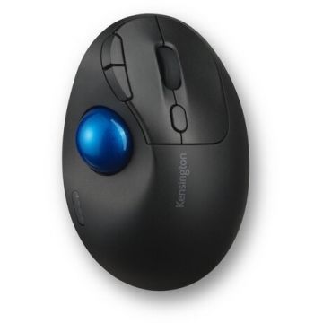 Kensington Mouse Trackball Kensington Pro Fit Ergo TB450, PC sau NB, wireless, Bluetooth | 2.4GHz, optic, 1600 dpi, buton selectare viteza, negru