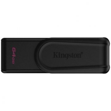 Kingston Card micro SD cu adaptor Kingston DTXS, 64GB, negru, USB 3.2
