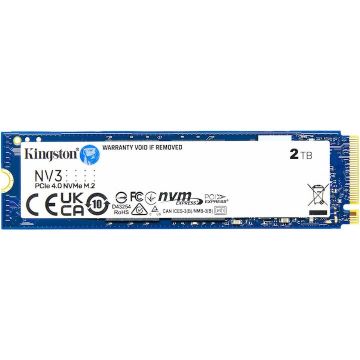 Kingston Solid State Drive(SSD), Kingston SNV3S/2000G, 2TB NVMe, M.2,