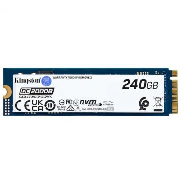 Kingston Unitate SSD Kingston DC2000B, Capacitate 240GB, PCIe 4.0, Factor de forma M.2 2280