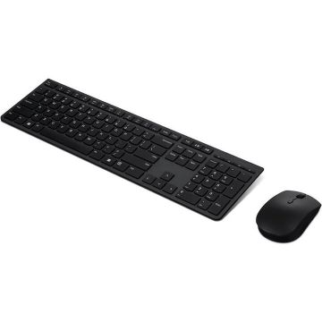 Lenovo Kit tastatura si mouse PROFESSIONAL Lenovo COMBO 4X31K03931, Wireless + Bluetooth, USB, Negru