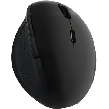 logilink MOUSE  wireless Logilink, pt. PC sau NB, 2.4GHz, Optic, 1600 dpi, Butoane-scroll 5-1, Ergonomic, Negru, ID0139