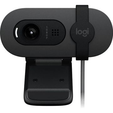 Logitech Camera Web Logitech Brio 105, USB, FHD, CMOS 2MP, Negru