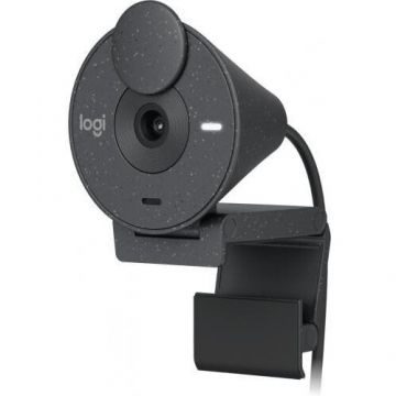 Logitech Camera web Logitech Brio 305, Full HD, 2MP, USB-C, Negru
