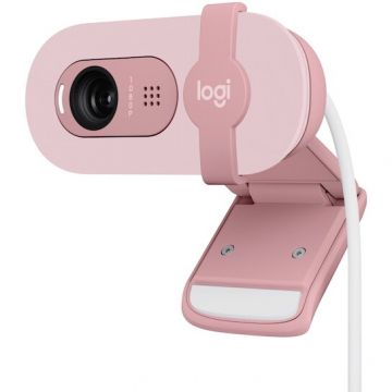 Logitech LOGITECH BRIO 100 Webcam colour 2 MP, 1920 x 1080, 720p, 1080p, Audio Wired, USB