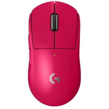 Logitech Mouse Gaming Logitech G Pro X Superlight 2 Lightspeed Wireless, ultra usor 60g, 32000 dpi, Magenta