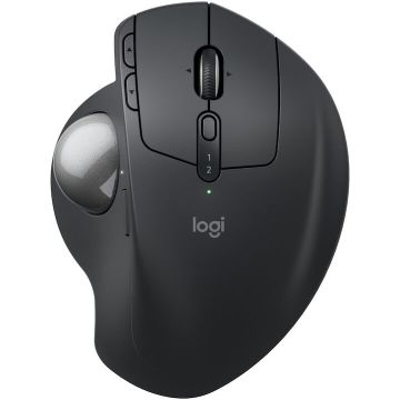 Logitech Mouse Logitech Wireless MX Ergo S, Trackball, Negru