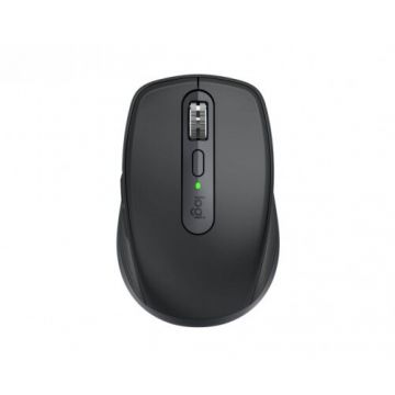 Logitech Mouse Optic Logitech MX Anywhere 3S, Bluetooth/USB Wireless, Negru