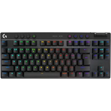Logitech Tastatura Gaming Logitech G PRO X TKL Lightspeed, Negru