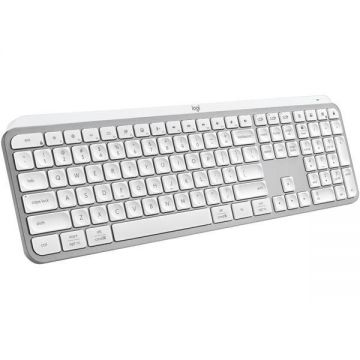 Logitech Tastatura wireless Logitech MX Keys S, Iluminare, 2.4GHz&Bluetooth,USB-C, US INTL layout, Gri