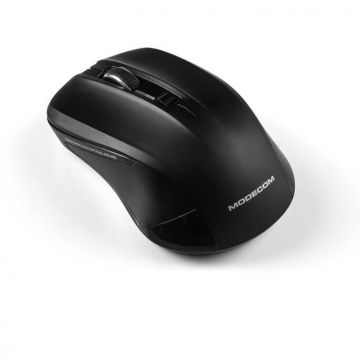 Modecom Mouse Wireless Optic Modecom WM9.1, 1600 DPI, USB, Negru