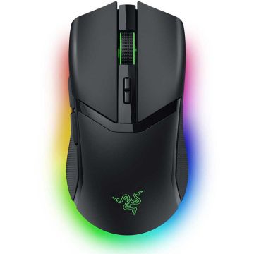 Razer Mouse gaming wireless Razer Cobra PRO, 30000 dpi, 10 butoane de control personalizabile, iluminare RGB, Negru