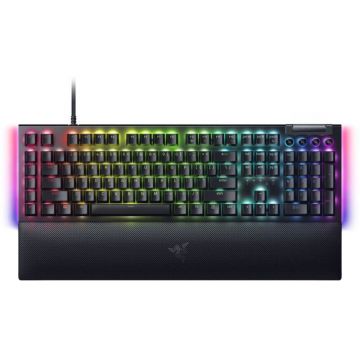 Razer Tastatura Gaming Razer BlackWidow V4 Green Clicky Gen 3, Negru