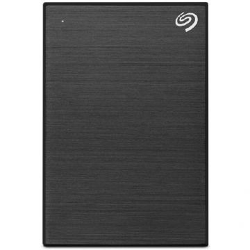 Seagate HDD Extern Seagate One Touch 4TB, 2.5, USB 3.2 Gen 1, Aluminiu, Negru