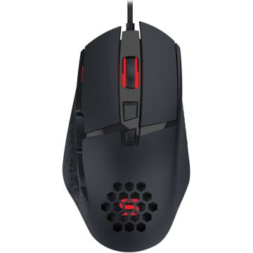 Serioux Mouse gaming Serioux Tobis, 6400dpi, 8 butoane, design ergonomic, negru