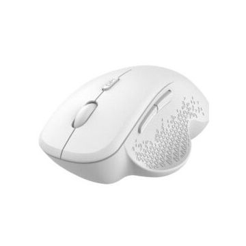 Serioux Mouse Serioux Glide 515, 1600 dpi, click silentios, ergonomic, Alb