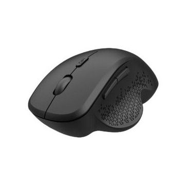 Serioux Mouse Serioux Glide 515, 1600 dpi, click silentios, ergonomic, Negru