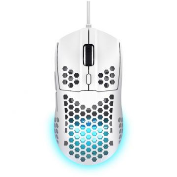 Trust Mouse Gaming Trust GXT 928 Helox 6400DPI Iluminare RGB, Alb