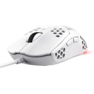 Trust Mouse TRUST GXT 928W Helox, cu fir, Ultra-lightweight Gaming, 6400 dpi, Alb, 25389