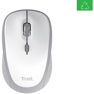 Trust Mouse Trust Yvi,  Wireless 2.4 GHz, Alb, TR-25454