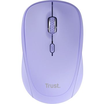 Trust Mouse Wireless TRUST Yvi+, 1600 dpi, 3 butoane, RF, violet