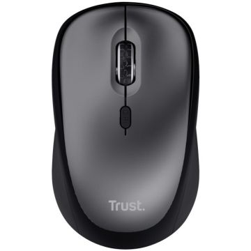 Trust Mouse wireless Trust Yvi+ Silent, 1600 DPI, 3 butoane, RF, Negru