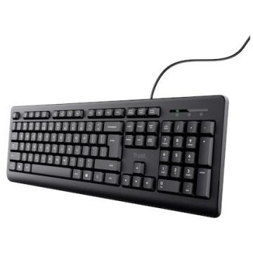 Trust Tastatura TRUST BASICS, cu fir, USB, Negru 24639