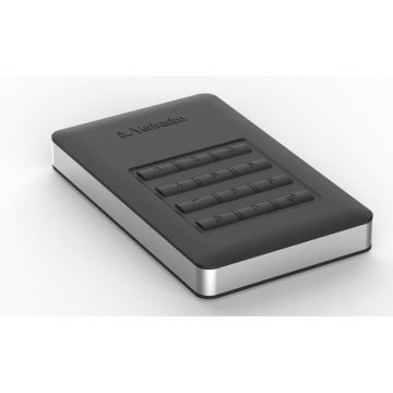 Verbatim Ssd Verbatim 256gb Secure Portable, Negru