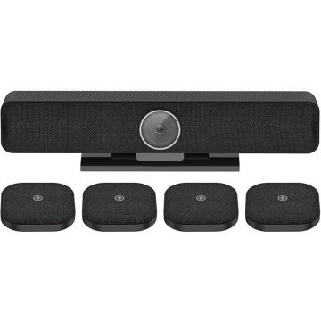 WeDoInnov Sistem videoconferinta pentru sali medii si mari, WDI-TB5W, 4K Ai Facetracking, Speaker, Mics, DSP, 10m pick up range