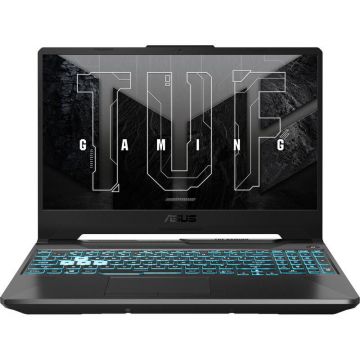 Asus Laptop Asus TUF Gaming A15, FA506NCG-HN276, 15.6 inch, Full HD, 144 Hz, procesor AMD Ryzen 7 7445HS, 16GB RAM, 1TB SSD, NVidia GeForce RTX 3050 4GB, No OS, Negru