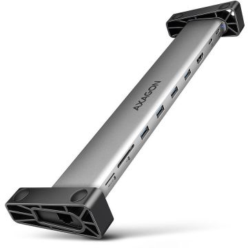 AXAGON Hub USB AXAGON HMC-10HLS, USB 3.2 Gen 1, 4x USB-A, RJ-45, HDMI, SD/ microSD