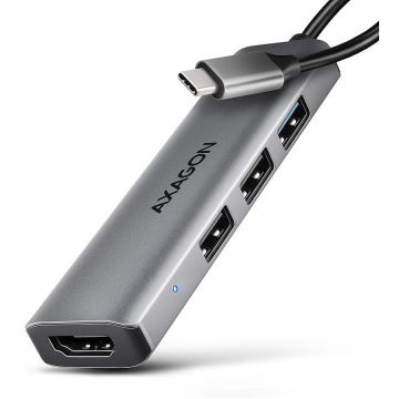 AXAGON Hub USB AXAGON HMC-H3A, USB-C, USB-A, HDMI