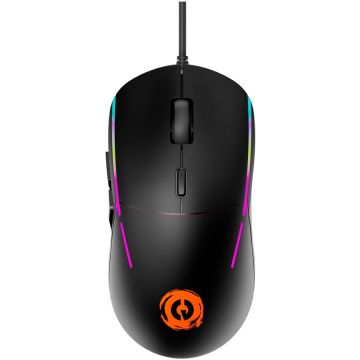 Canyon Mouse gaming Canyon Shadder GM-321, RGB, 6 butoane, cu fir, Negru