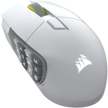 CORSAIR Mouse gaming Corsair Scimitar Elite SE wireless, 33000 DPI, 33000 DPI, Optical, Alb