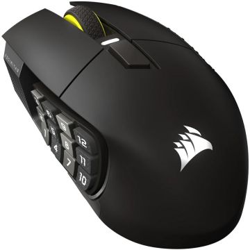 CORSAIR Mouse gaming Corsair Scimitar Elite SE wireless, 33000 DPI, 33000 DPI, Optical, gun-metal (Negru)