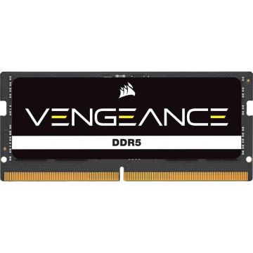CORSAIR SODIMM, DDR5, 32GB, 5600MHz, C48, Negru, Vengeance